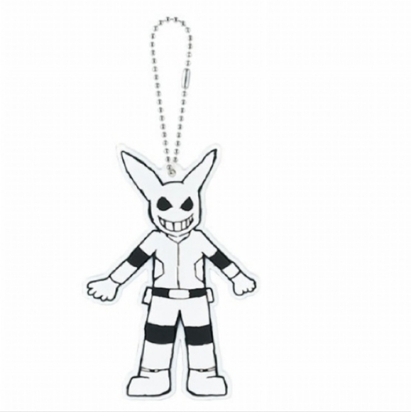 My Hero Academia Izuku Midoriya Deku's Hero Rubber Keychain - Picture 1 of 7